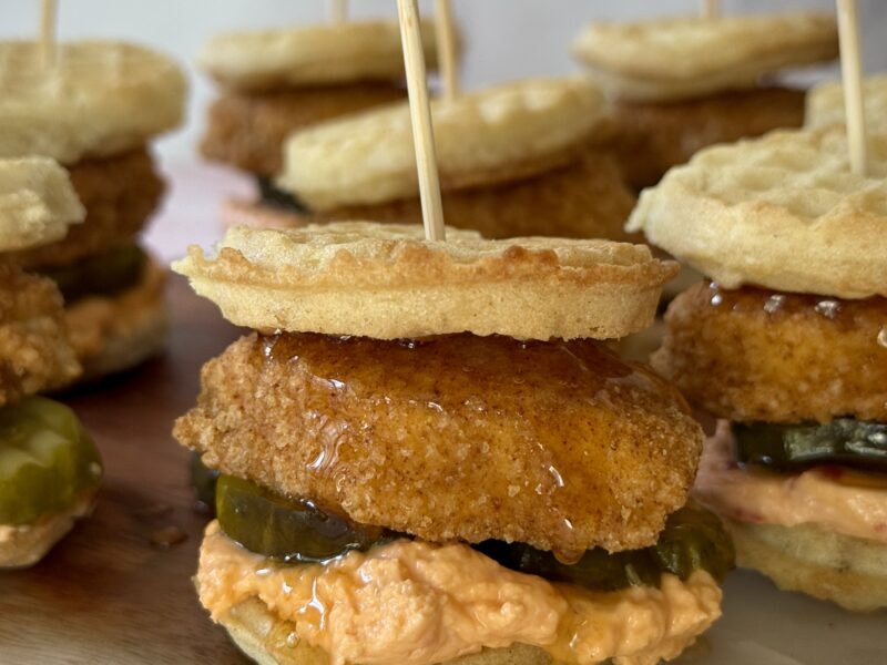 Chicken and Waffle Sliders